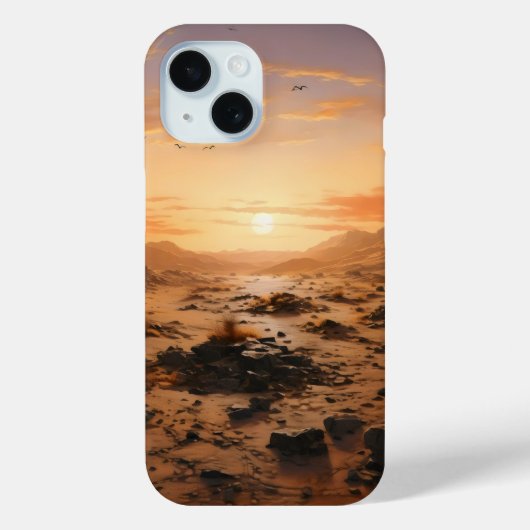 Wüste Sunset Case-Mate iPhone Hülle (Rückseite)