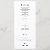 Wüste Sunset Glow Wassercolor Southwestern Program Programm (Rückseite)