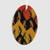 Wüste Sunset Kokopelli Südwestweihnachtliche Weihn Ornament (Vorderseite)