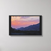 Wüste Sunset Leinwanddruck (Vorderseite)