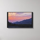 Wüste Sunset Leinwanddruck (Vorderseite)