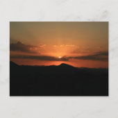 Wüste Sunset Postkarte (Vorderseite)