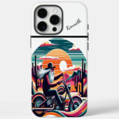 Wüste Sunset Ride Case-Mate iPhone Hülle (Rückseite)
