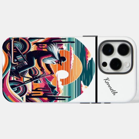 Wüste Sunset Ride Case-Mate iPhone Hülle (Rückseite (Horizontal))