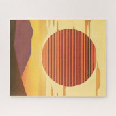 Wüste Sunset Rust Orange und Brown Puzzle (Horizontal)