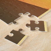 Wüste Sunset Rust Orange und Brown Puzzle (Seite)