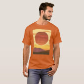 Wüste Sunset Rust Orange und Brown T-Shirt (Vorne ganz)