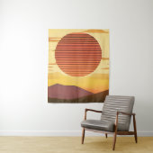 Wüste Sunset Rust Orange und Brown Wandteppich (Beispiel)