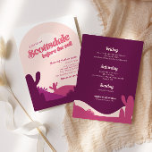 Wüste Sunset Scottsdale Bachelorette Itinerary Einladung