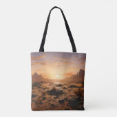 Wüste Sunset Tasche (Rückseite)