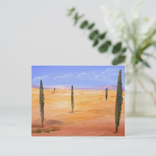 Wüste - Surreal Postkarte (Stehend Vorderseite)