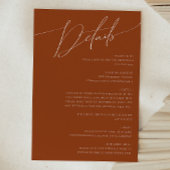 Wüste | Terracotta Details Begleitkarte