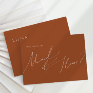 Wüste   Terracotta-Trauzeugin Einladung