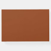 Wüste | Terracotta Wedding Guestbook Gästebuch (Rückseite)