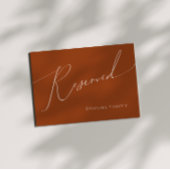 Wüste | Terracotta-Zeichen