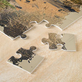 Wüste Thunder Pferde Galopp Puzzle (Seite)