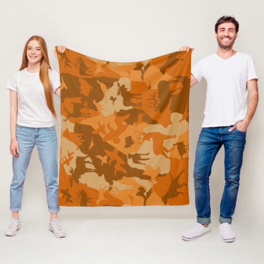 Wüste Tier Cammo/Hirsch/Elch/Elch/Jagdhund Fleecedecke (Beispiel)