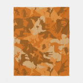 Wüste Tier Cammo/Hirsch/Elch/Elch/Jagdhund Fleecedecke (Vorderseite)