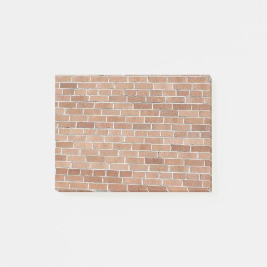 Wüste Tones Brick Wall Post-it Klebezettel (Vorderseite)