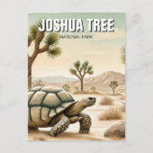 Wüste Tortoise im Joshua-Tree-Nationalpark Postkarte (Vorderseite)