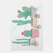 Wüste träumt eingemachte Kakteen Geschirrtuch (Vertikal)