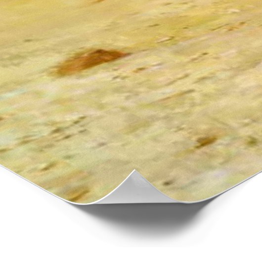 Wüste überqueren poster (Ecke)