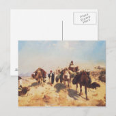 Wüste überqueren postkarte (Vorne/Hinten)