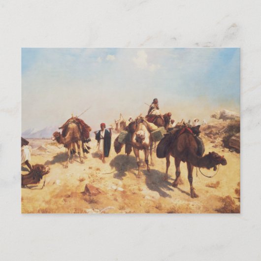 Wüste überqueren postkarte (Vorderseite)