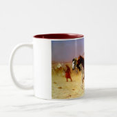 Wüste überqueren zweifarbige tasse (Links)