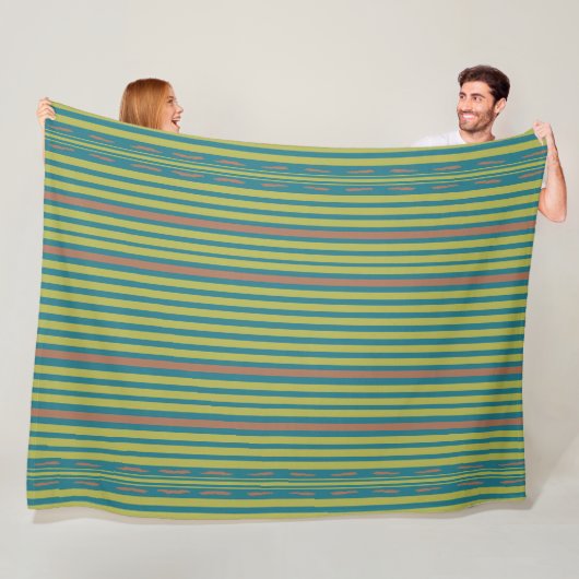Wüste und Lehmstreifen Fleecedecke (Beispiel)