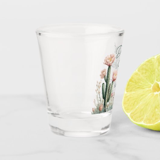 Wüste Vibes Junggeselinnen-Abschied Blubing Cactus Schnapsglas (Links)