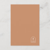 Wüste Vibes Wedding Details ID1019 Begleitkarte (Rückseite)