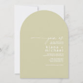 Wüste Vibes Wedding Foto Template Arch ID1019 Einladung (Vorderseite)