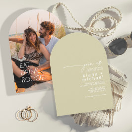 Wüste Vibes Wedding Foto Template Arch ID1019 Einladung