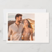 Wüste Vibes Wedding Foto Template Elfenbein H ID10 Save The Date (Rückseite)