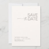 Wüste Vibes Wedding Foto Template Elfenbein V ID10 Save The Date (Vorderseite)