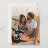 Wüste Vibes Wedding Foto Template ID1019 Einladung (Rückseite)