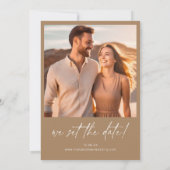 Wüste Vibes Wedding Foto Template Vert ID1019 Save The Date (Rückseite)