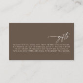 Wüste Vibes Wedding Geschenke ID1019 Begleitkarte (Vorderseite)