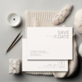 Wüste Vibes Wedding Horizontal Elfenbein H ID1019 Save The Date