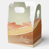 Wüste Vibes Wedding Landscape Danke, ID1019 Geschenkschachtel (Geöffnet)