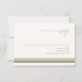 Wüste Vibes Wedding Sage ID1019 RSVP Karte (Vorderseite)