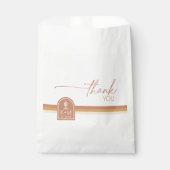 Wüste Vibes Wedding Vielen Dank Cactus Motif ID101 Geschenktütchen (Vorderseite)