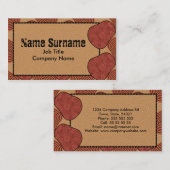 Wüste, Visitenkarteschablone Visitenkarte (Vorne/Hinten)