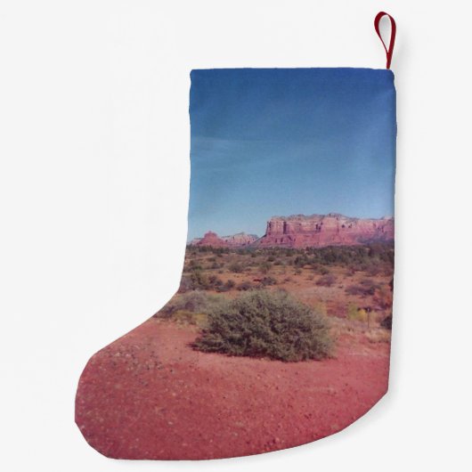 Wüste Vista personalisiert Kleiner Weihnachtsstrumpf (Rückseite)