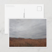 Wüste von Gorafe (Spanien) Postkarte (Vorne/Hinten)