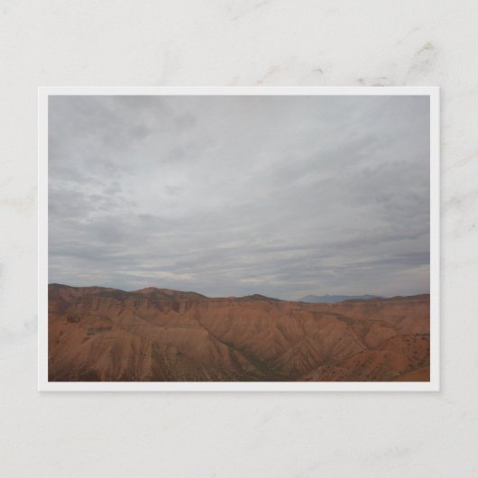 Wüste von Gorafe (Spanien) Postkarte (Vorderseite)