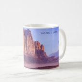 Wüste Wadi Rum in Jordanien, Urlaub Kaffeetasse (VorderseiteRechts)