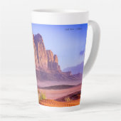 Wüste Wadi Rum in Jordanien, Urlaub Milchtasse (Rechte Ecke)