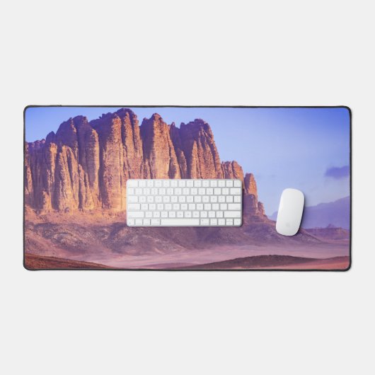 Wüste Wadi Rum in Jordanien, Urlaub Schreibtischunterlage (Tastatur & Maus)